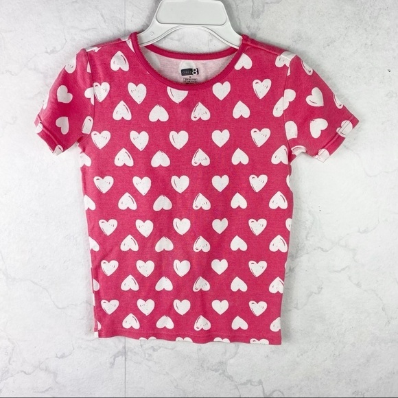 [Crazy 8] Pink Heart PJ Set - Picture 2 of 4